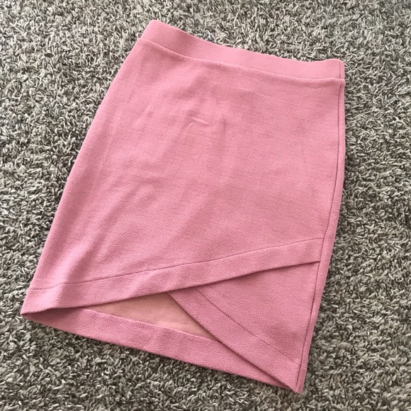 Forever 21 Dresses & Skirts - Blush Faux Wrap Skirt
